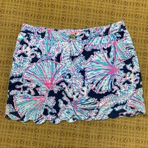 Lilly Pulitzer Colette Scallop Hem Skort